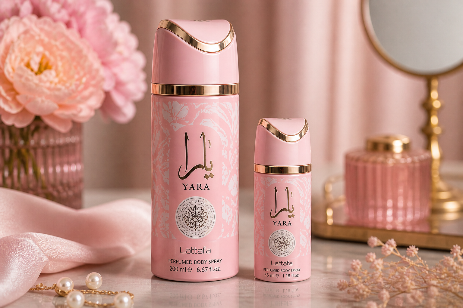 Lattafa Yara body spray for women