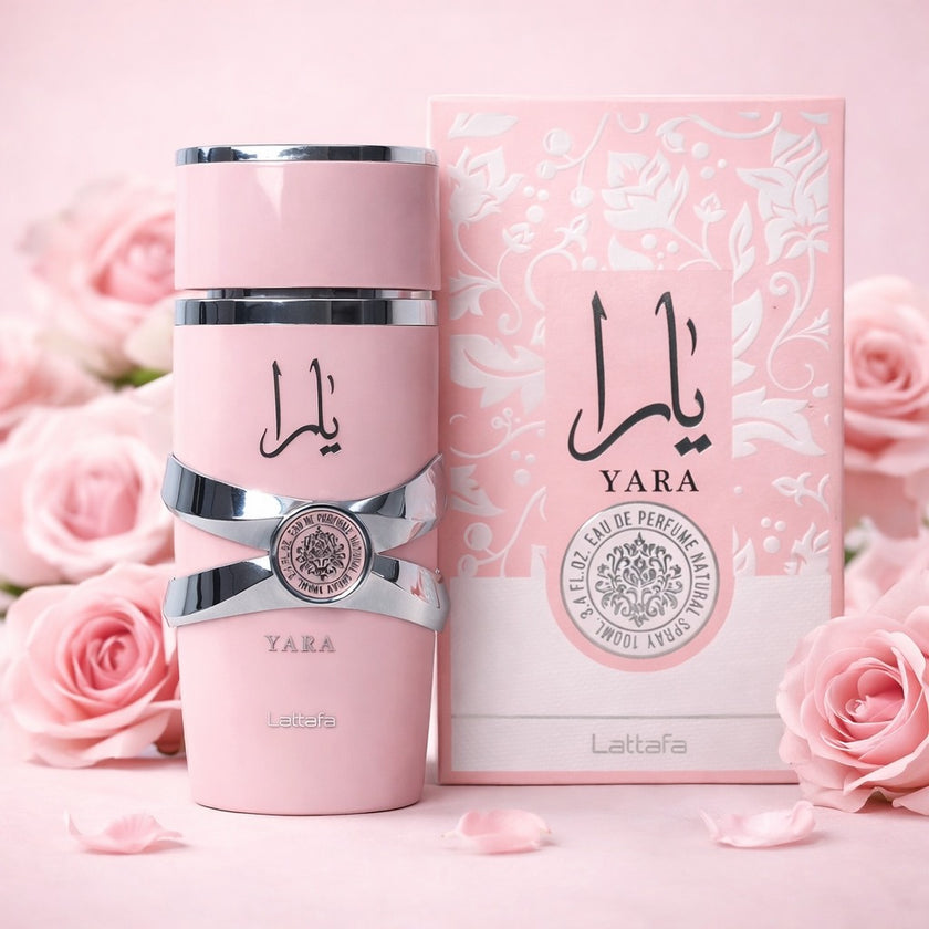 Lattafa Yara Pink Eau de Parfum 100ml (3.4 oz) – Sweet Creamy Vanilla Floral Perfume for Women | Long Lasting Luxury Fragrance