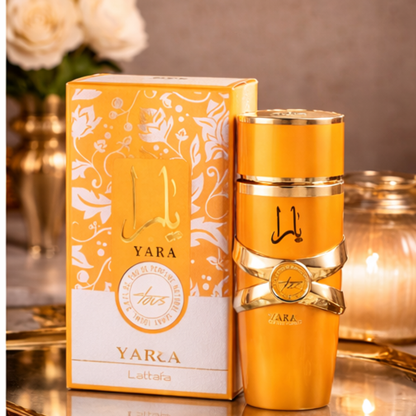 Lattafa Yara Tous Eau de Parfum 100ml (3.4 oz) – Tropical Mango Coconut Sweet Perfume for Women | Long Lasting Luxury Fragrance