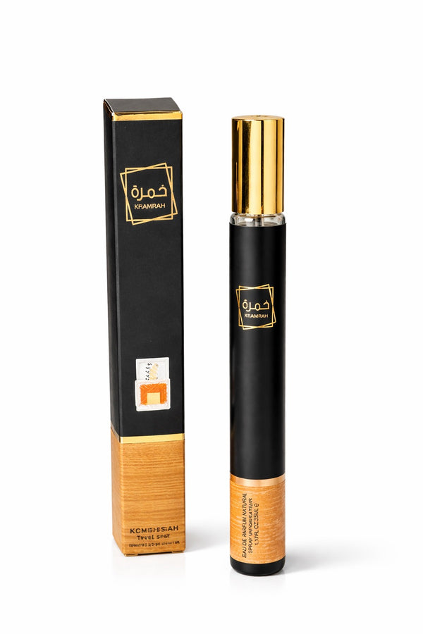 Lattafa Khamrah Eau de Parfum Spray 35ml (1.18 oz) – Warm Sweet Cinnamon Vanilla Gourmand Unisex Fragrance | Travel Size Perfume