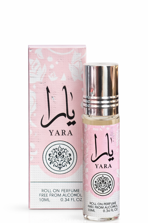 Lattafa Yara 10ml Perfume Oil – Luxury Arabian Attar | Long Lasting Sweet Vanilla Floral Scent | Alcohol-Free Roll-On for Women