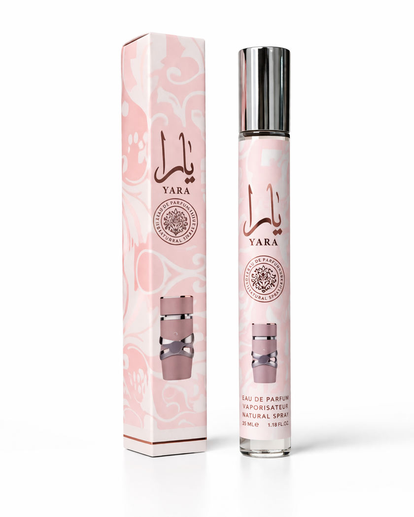 Lattafa Yara Pink Eau de Parfum Spray 35ml (1.18 oz) – Sweet Creamy Vanilla Floral Perfume for Women | Travel Size Luxury Fragrance